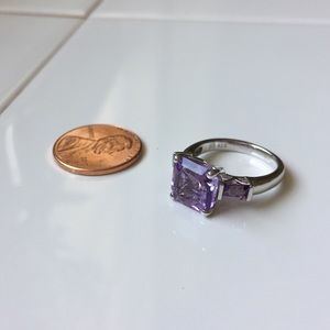 Amethyst Sterling Silver Ring